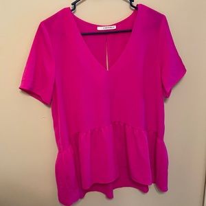 Hot Pink Blouse